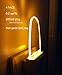 REMINDA 4 Pack Plug in LED Night Light Lamp with Dusk to Dawn Sensor, Amber Yellow
