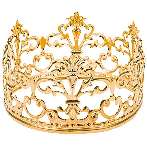 Little Vintage Crown Cake Topper Royal Themed Baby Shower Decorations