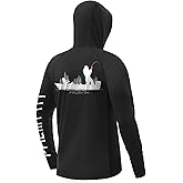 Palmyth Fishing Shirts for Men Long Sleeve Sun Protection Fishing Hoodie UPF 50+ Shirt Neck Gaiter