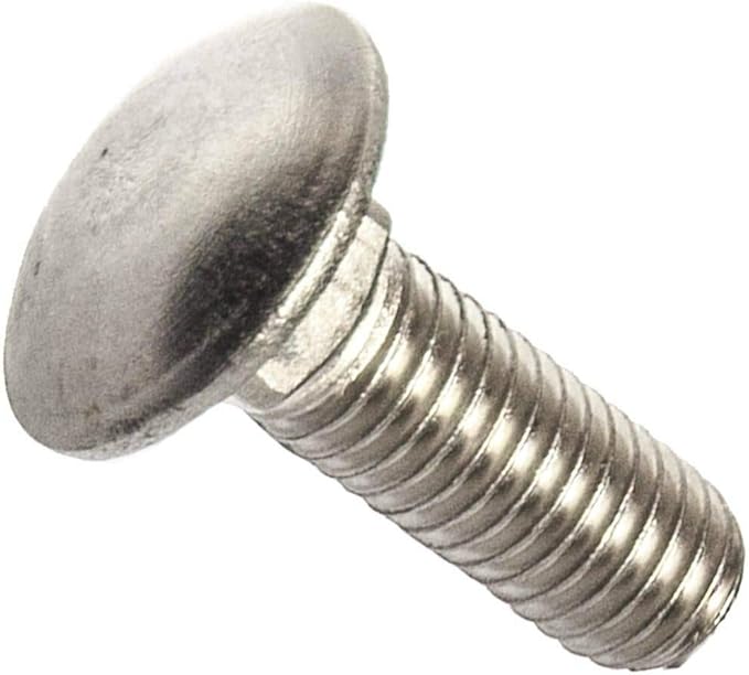 5/1618 X 21/2'' Carriage Bolts Stainless Steel 188 Round