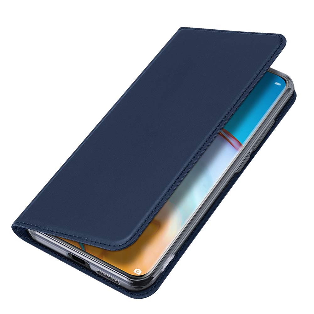 BRAND SET Case for Nokia 5.3 Wallet Case Flip Cover PU leather+TPU Material Protective Cover with Bracket Function Card Slot/Invisible Magnetic Buckle Suitable for Nokia 5.3-Blue