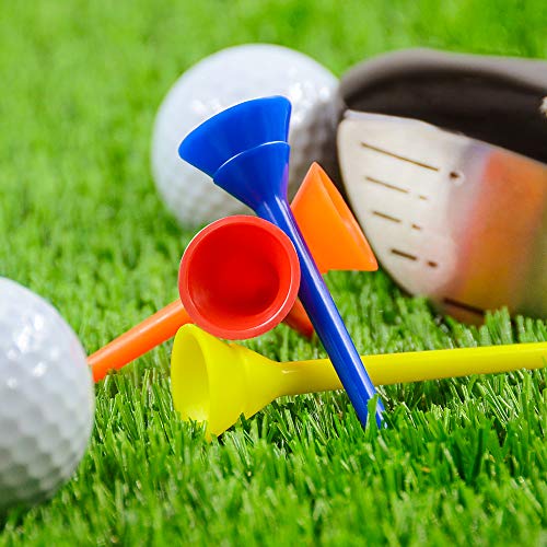 Champkey Big Cup 31/4" Golf Tees (50 pcs,Green) Reduce Friction