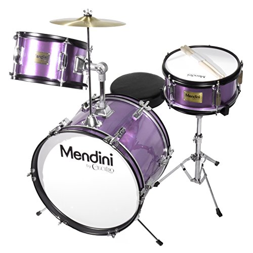 Mendini By Cecilio Drum Set 3Piece Kids Drum Set (16"), Includes
