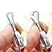 Floating Locket Charm Lanyard Twist Screw Open with Badge ID Holder Keychain Name Stainless Steel 30 Inch Necklace Rolo Chain W/No Repeat 50pcs Floating Charms Lot (Random) + Gift Box (Twist Style)