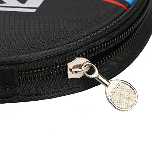 Anser 1 Star Short or Long Handle Ping Pong Paddle Table Tennis Racket with Case (Short Handle)