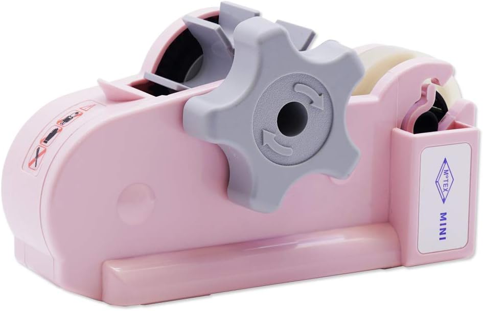 Mini MoTEX Tape Dispenser Compatible with 1 Inch Core Tapes 1 Rolls of