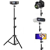 Portable Tripod Stand for Mini projectors, webcams, self-Small Cameras,Timer Ring Lights, Adjustable Height 40-110 cm Floor S