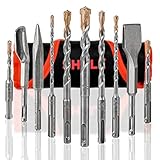 SHALL 10-Piece SDS Plus Bits, 7 Rotary Hammer Drill