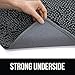 KANGAROO Bathroom Rugs, Chenille Soft Absorbent Bath Rug, Shaggy Shower Mat, Quick Dry Machine Wash Bathmat, Plush Carpet Mats for Tub, Bathtub and Room Home Decor Accessories, 30x20, Beige