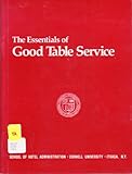 The Essentials of Good Table Service, , 0937056022