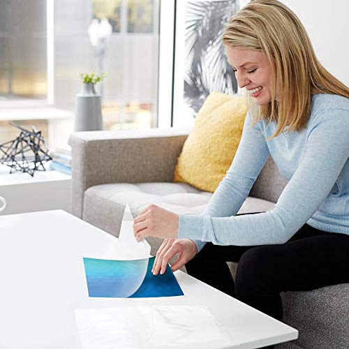 GBC Laminating Sheets, Self Adhesive Pouches, Letter Size, Glossy, 3