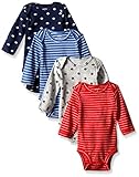 Carter's Baby Boys' 4 Pack Sport Bodysuits (Baby)
