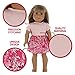 PZAS Toys 18 Inch Doll Clothes - 3 Dress Pack of 18 Doll Clothes, Compatible with American Girl Doll Clothes and Accessories