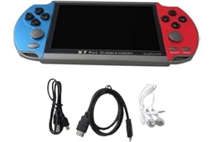 JRSHOME Built-in 1000 games Retro Portable Mini Handheld Video Game Console 8-Bit 5.1 Inch 128Bit Color LCD Kids Color Game Player