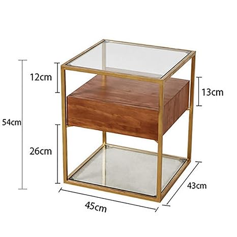 Amazon Com Industrial Floating Side Table Night Stand Tempered