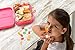 WonderEsque Bento Lunch Box - LeakProof Lunch Container - For Kids and Adults (PINK)