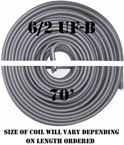 6 2 Uf B X 70フィート サウスワイヤー アンダーグラウンドフィーダーケーブル Hemoglobine Info