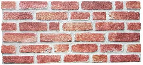 3D Brick Effect Wall Panels Decorative Wall Ceiling Tiles CLADDING POLYSTYRENE Panel Tile 50x100cm (ST139) [Energy Class A+]