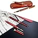 BG247 Rosewood Ballpoint 2 Pens Writing Set with Rosewood Pen Gift Box Set - Elegant Fancy Nice Gift Pen Set for Signature Executive Business Office Supplies