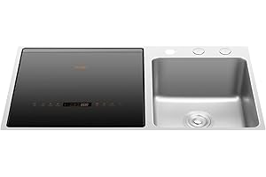 FOTILE SD2F-P5L 3-in-1 In-Sink Dishwasher & Kitchen Sink Combo with 360° Cleaning, Produce Wash, Child Lock, Energy Efficient for Space-Saving Hygienic Kitchen Solutions (Dishwasher on the Left)