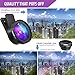 Phone Camera Lens Attachments | ZWARTpro Macro + Wide Angle 2 in 1 Cell Phone Lens Kit for iPhone, iPad, Most Android Smartphones & Tablets + Clip & Travel Case (Bigeye 53mm)