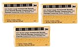 3M Extra Large Commercial Sponges C41 7456-T Pack of 3