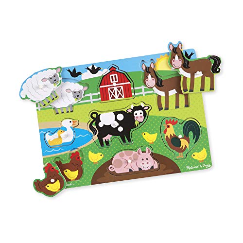 2 Melissa+Doug+Farm+Wooden+Puzzle