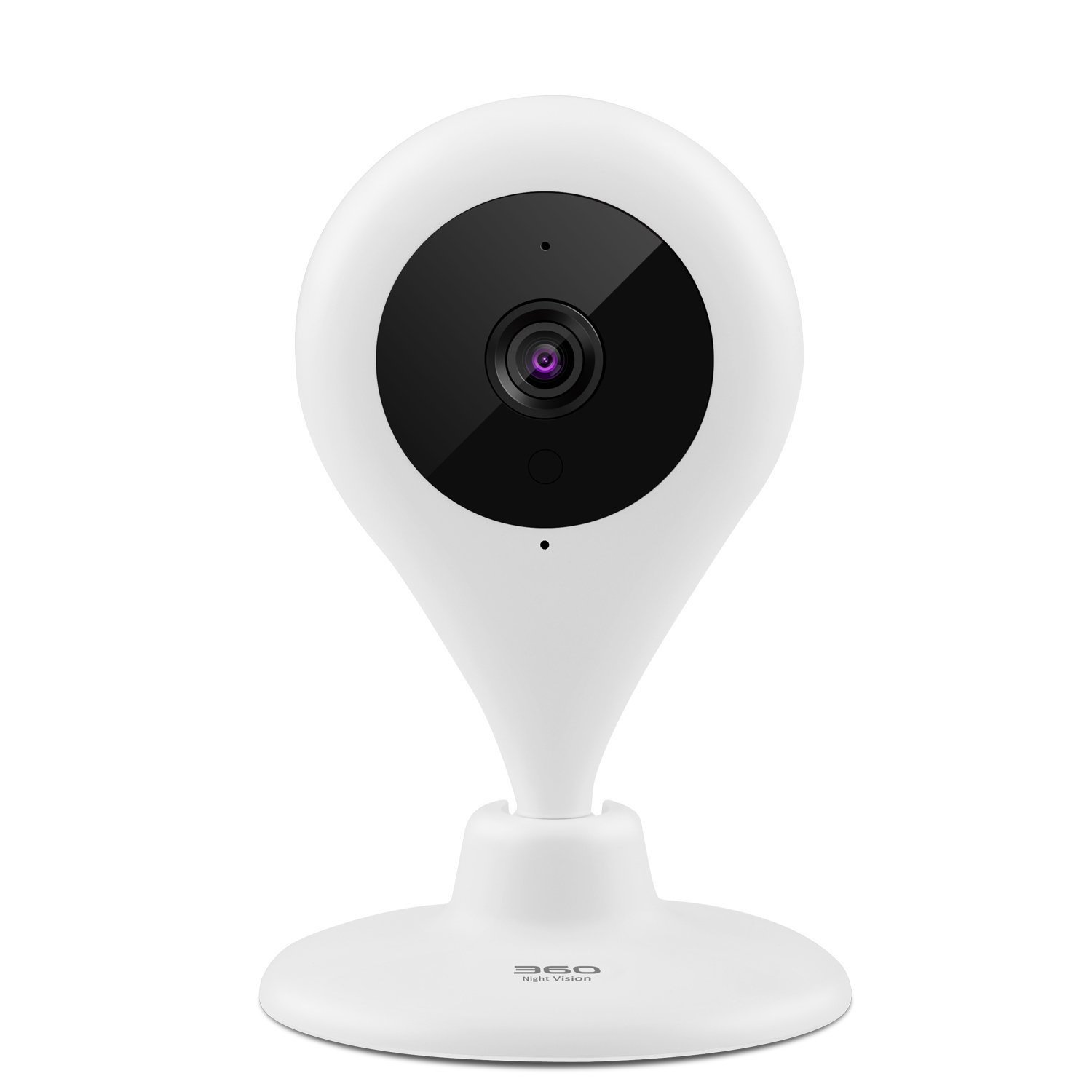 360 Home Security Camera Wireless Surveillance IP System with Two-Way Audio, Night Vision, Motion Detection Alert, Remote Monitor Smart Camera for Baby and Pet with 720P
