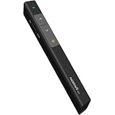 Norwii Wireless Presentation Clicker, PowerPoint Clicker with Laser Pointer | Presentation Remote for PowerPoint Presentations, Plug &amp; Play USB Slide Advancer, Compatible with Mac/Windows/Linux/Android