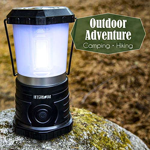 Internova ® 1500 Lumen LED Camping Lantern, Longest Lasting Battery