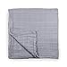 Cute New York Premium Cotton Muslin Swaddle Blankets for New Born Boys Girls (Grey) , 47x47 Inch (Pack of 1)