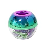 MultiBey Holographic Colorful Paper Clip Dispensers