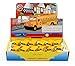 KiNSFUN Classic Mini School Bus 2.5 Inches Die Cast Metal Model Key Chain Box of 12