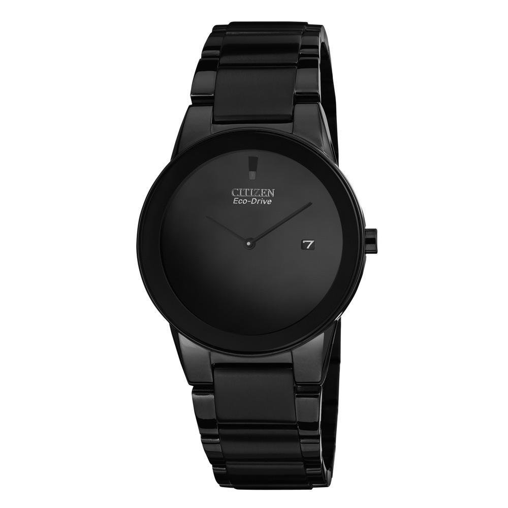 Reloj Citizen Eco-Drive Modern Axiom para hombre en acero inoxidable IP negro, esfera (modelo: AU1065-58E)