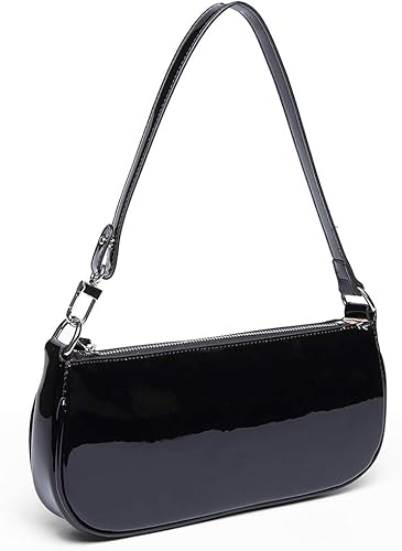 black baguette bag