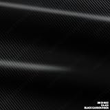 3in x 5in (SAMPLE SIZE) 3M DI-NOC Black Carbon Fiber Vinyl Film Series CA-421