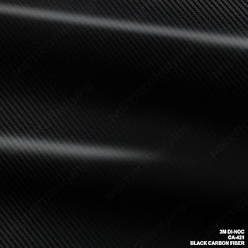 3M DI-NOC CA-421 BLACK CARBON FIBER 2ft x 10ft (20 sq/ft) Flex Vinyl Wrap