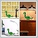 Pooqla Light Up Dinosaur Toys LED Night Lights with Remote Control for Boys Bedroom Decor, Birthday Gifts(Green Dinosaur)