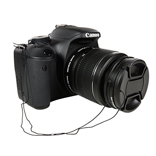 CamDesign 58MM Snap-On Front Lens Cap/Cover Compatible with Canon, Nikon, Sony, Pentax all DSLR lenses