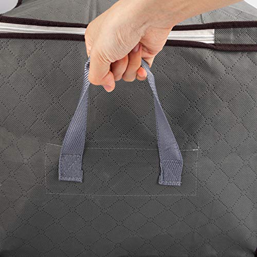 Fixwal-90L-Foldable-Storage-Containers-Set-of-4-Large-Capacity-Clothes-Organizer-Bags-with-Reinforced-Handle-Clear-Window-and-Sturdy-Zipper-Thick-Fabric-for-Comforters-Clothing-Blankets-Bedding-Quilts