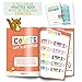 merka Toddler Learning Kit - Includes 4 Posters, 58 Flashcards, 58 Practice Book Exercises and 36 Reward Stickers - Learn Letters, Colors, Shapes and Numbers - PreK & K