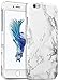iPhone 6 6s Marble Case, GMYLE Hard Case Print Crystal for iPhone 6 / 6s (4.7 inch Display) - White Marble Pattern Slim Fit Snap On Hard Back Case