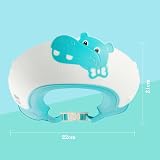 FUSACONY Baby Shower Cap Kids Hair Washing Shield Adjustable Bath Visor Blue view 6