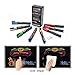 Liquid Chalk Markers, AGPtek 8 Pack Anti-wipe Fluorescent Highlighter Pen with Reversible 6mm Tip for Glass, Window & LED Art Menu Writing Board
