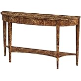 Butler Specialty Company Astor Burl Wood Demilune Console Table - Brown