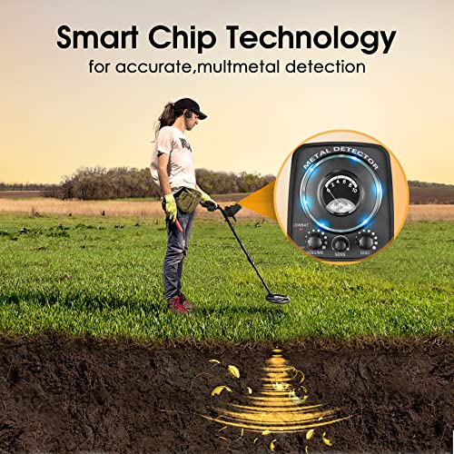 Metal Detector Professional Metal Detector with LED Flash Indicators