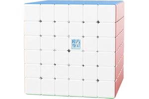Moyu Meilong 6M V2 6x6 Magnetic Speed Cube, Adjustable Elasticity Magic Cube with Stickerless Shape Moves Quickly and Smoothl