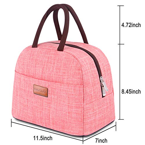 image for BALORAY Lunch Bags for Women Insulated Lunch Bag Lunch Tote Bag with L