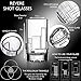 JoyJolt Revere 4-Pack Heavy Base Shot Glass Set, 2-Ounce Ultra Clear Shot Glasses