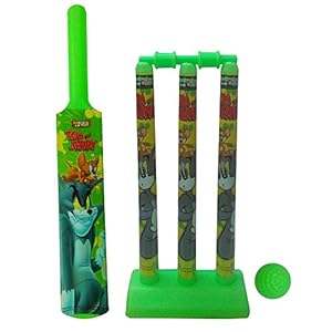 Turner Entertainment Tom and Jerry Cricket Set Mini, Multi Color